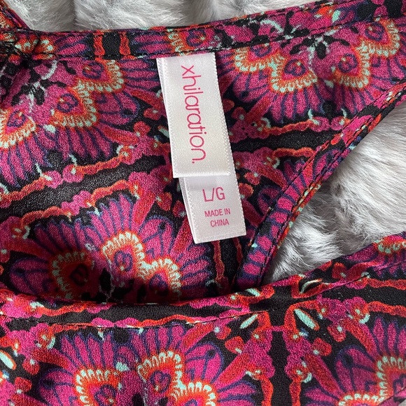 Pink Bohemian print camisole top by Target brand Xhilaration - Picture 4 of 7